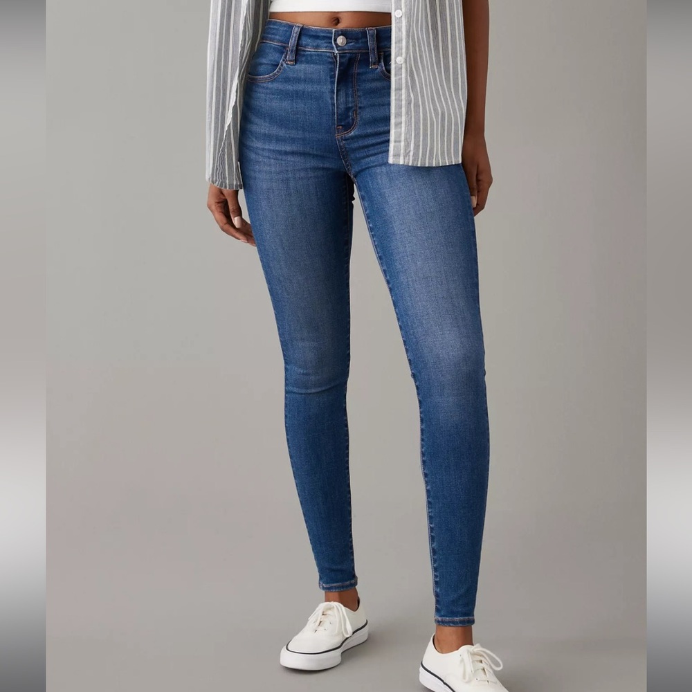 American Eagle Outfitters Blue Skinny Jeans 4R